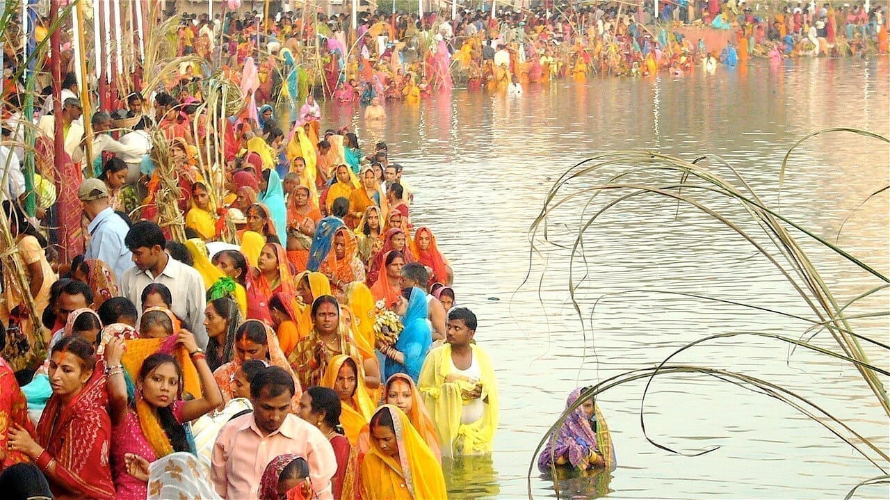 Chhath festival at Janakpur