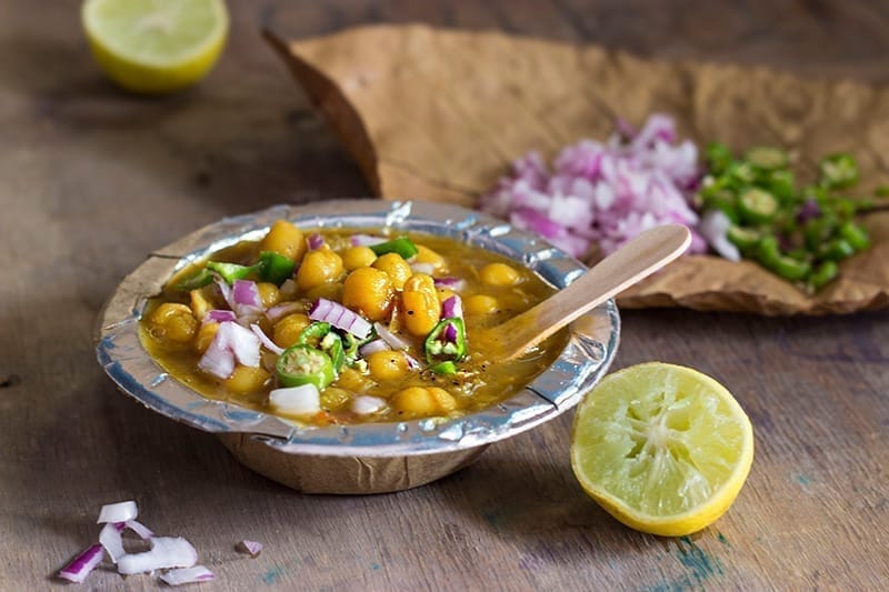 Ghughni, a chickpea curry