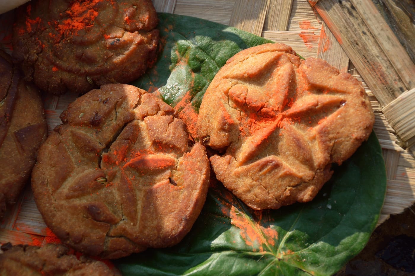 Thekua, the wheat-and-jaggery sweet of Chhath