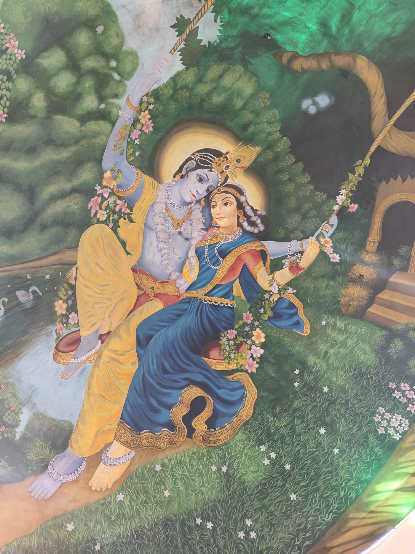 A contemporary Madhubani painting like Bharti Dayal’s