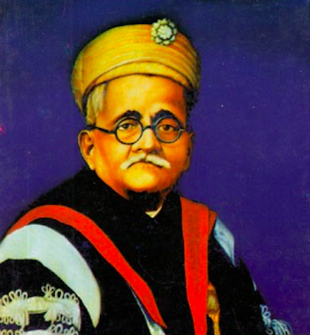 The Sanskrit scholar Sir Ganganath Jha
