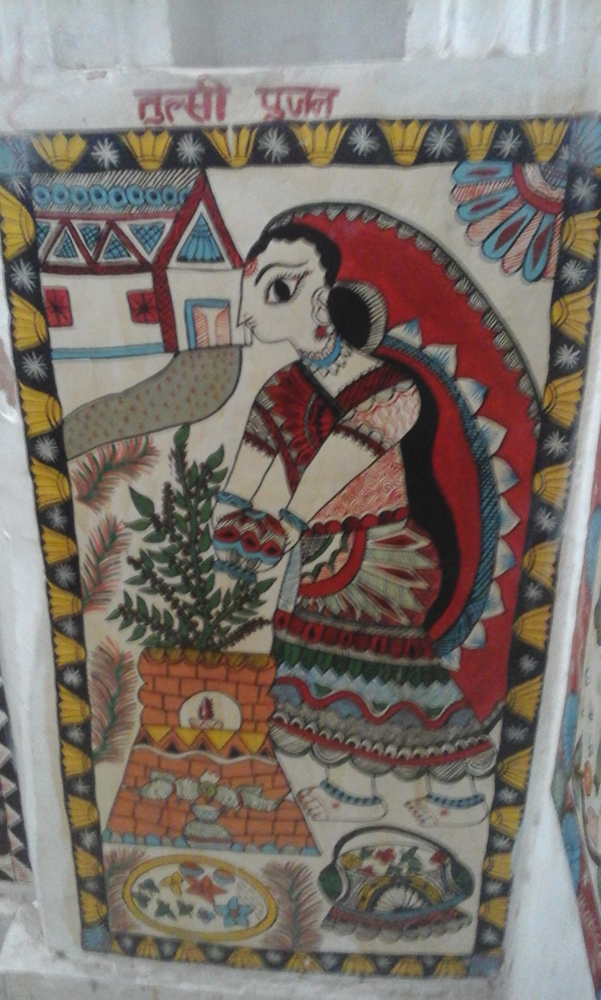 A Mithila painting like Mahalaxmi Karn’s