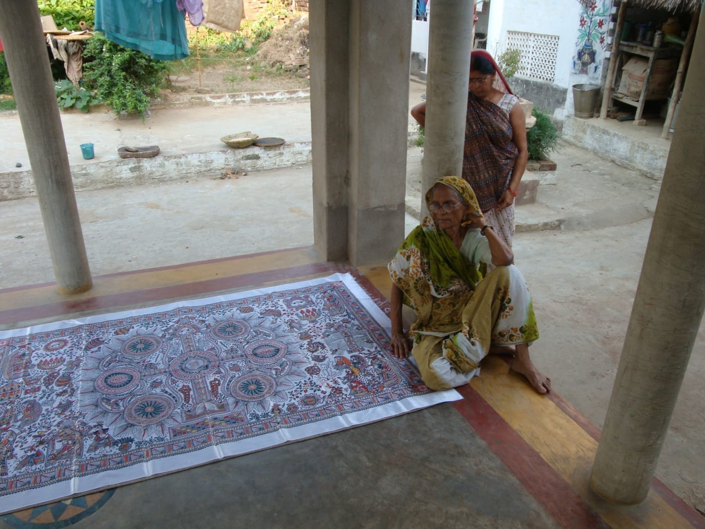 The Madhubani painter Mahasundari Devi
