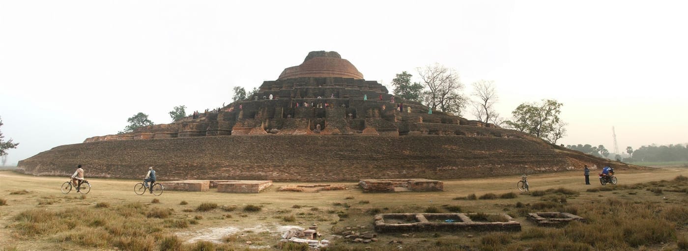 The Kesaria Stupa, among the tallest Buddhist stupas