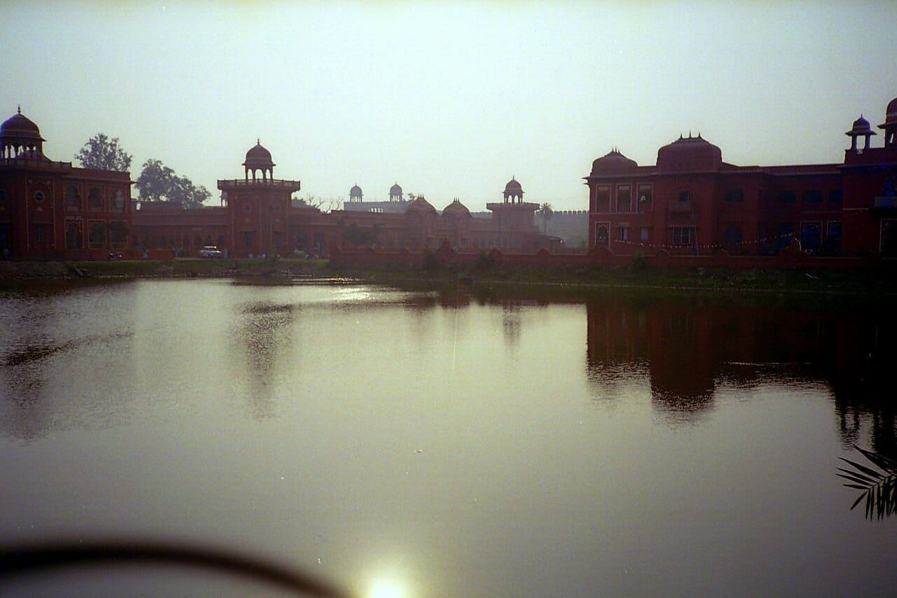 The Darbhanga Raj palace grounds