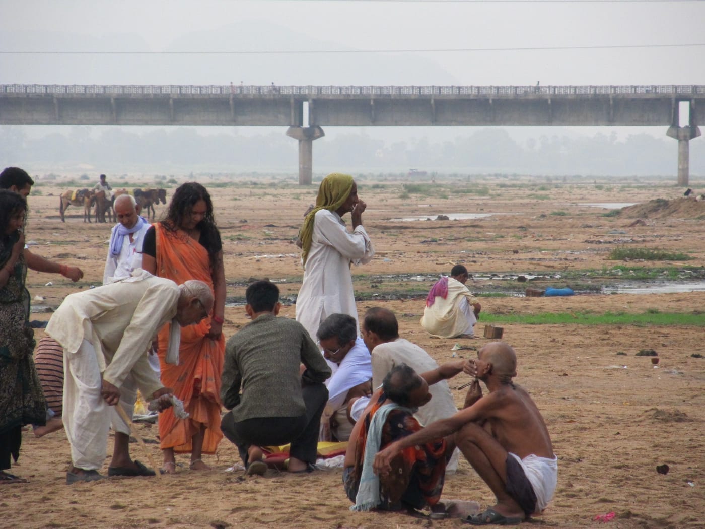 Annual Shraddha & Gaya pind-daan — illustration in the Mithila style