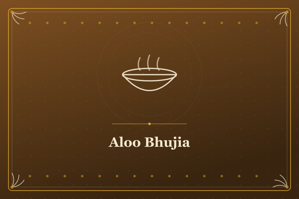 Aloo Bhujia — illustrated cover in the Mithila style
