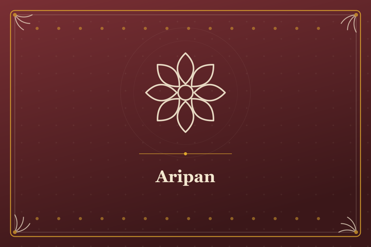 Aripan — illustrated cover in the Mithila style