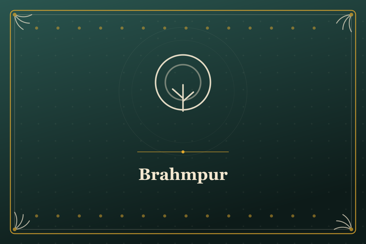 Brahmpur — illustrated cover in the Mithila style