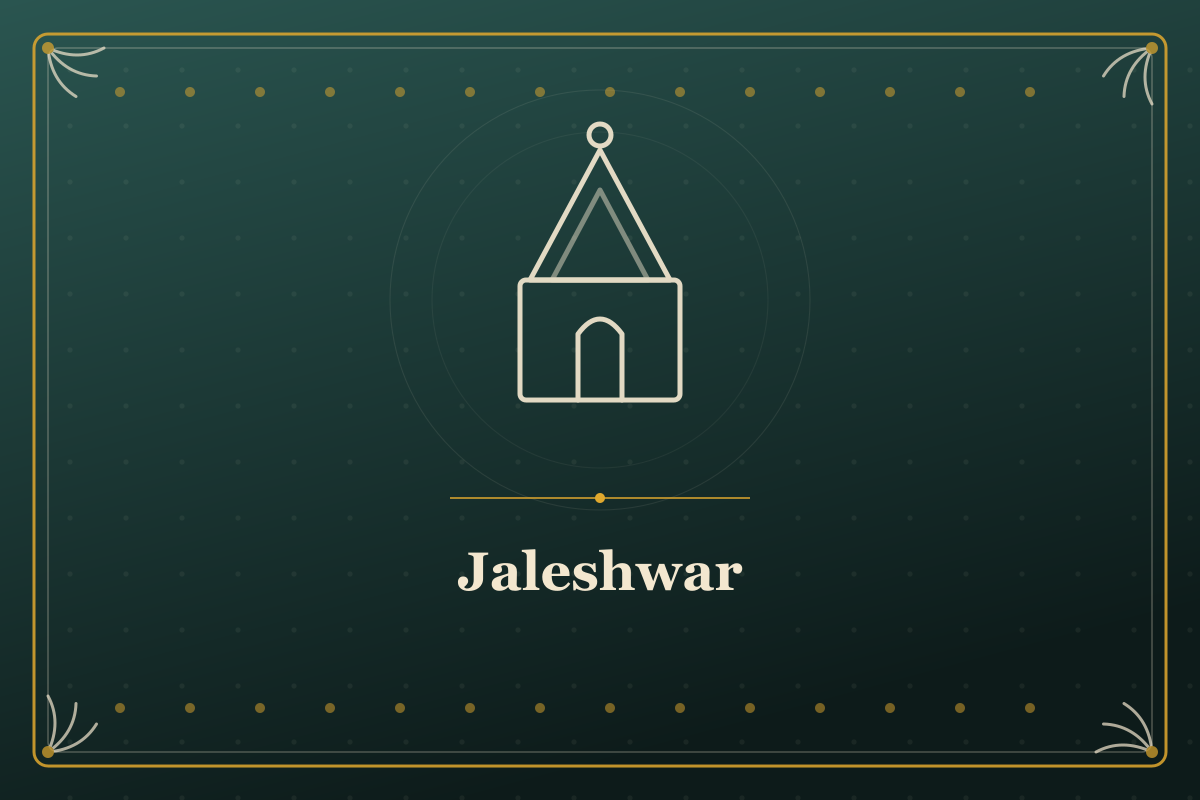 Jaleshwar — illustrated cover in the Mithila style