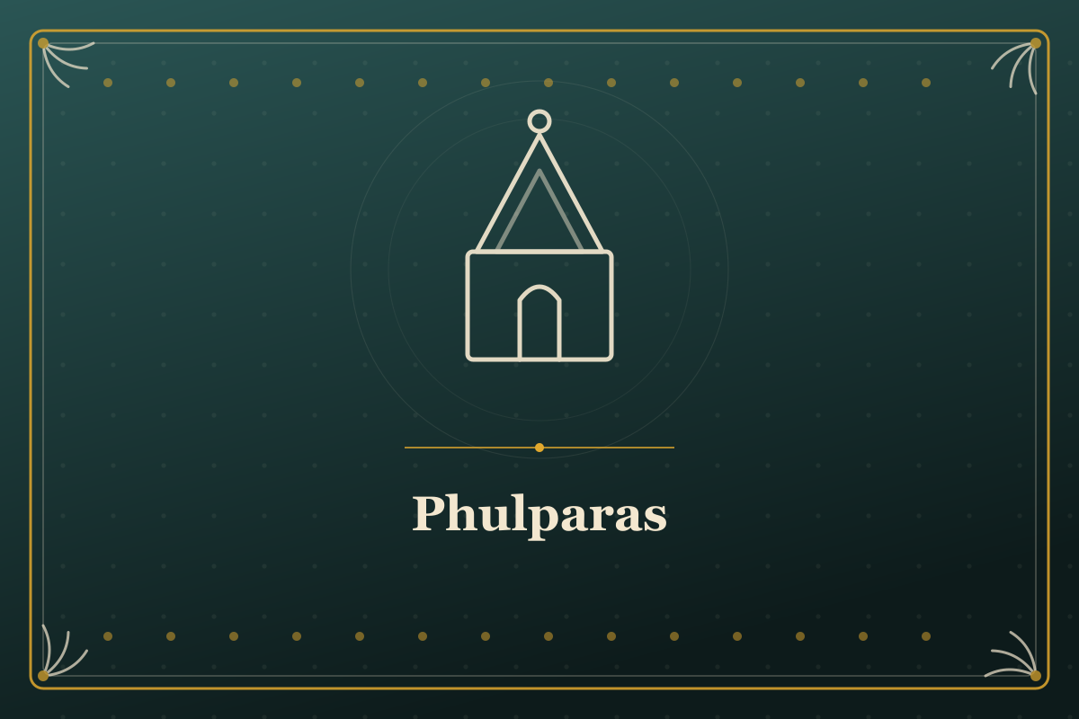 Phulparas — illustrated cover in the Mithila style