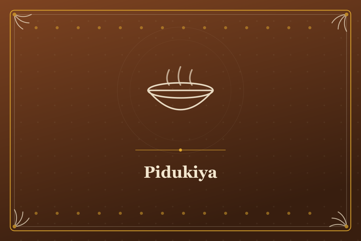 Pidukiya — illustrated cover in the Mithila style