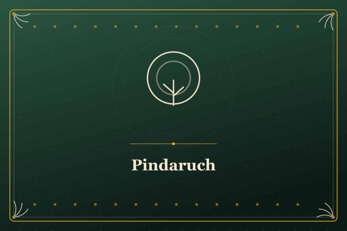 Pindaruch — illustrated cover in the Mithila style
