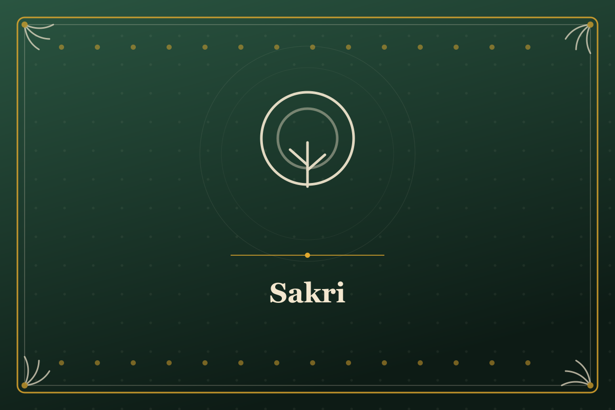 Sakri — illustrated cover in the Mithila style